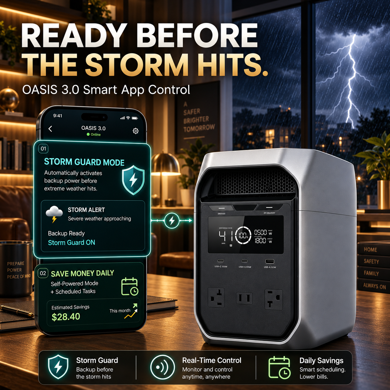 Large Capacity + Fast Charging = Endless Power, Anywhere, Anytime